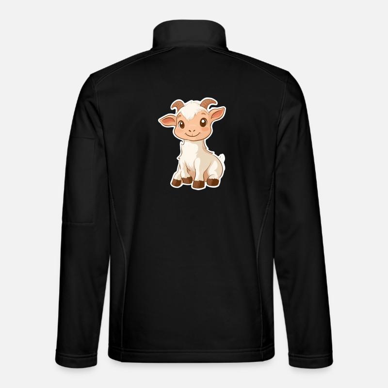 Ziege - Unisex Softshelljacke - Schwarz