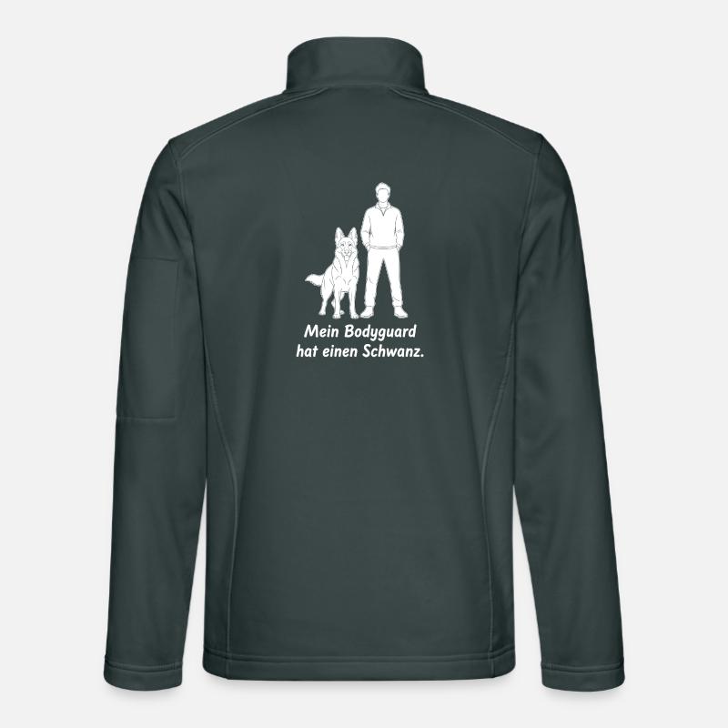 Mein Bodyguard hat einen Schwanz. Unisex Softshelljacke