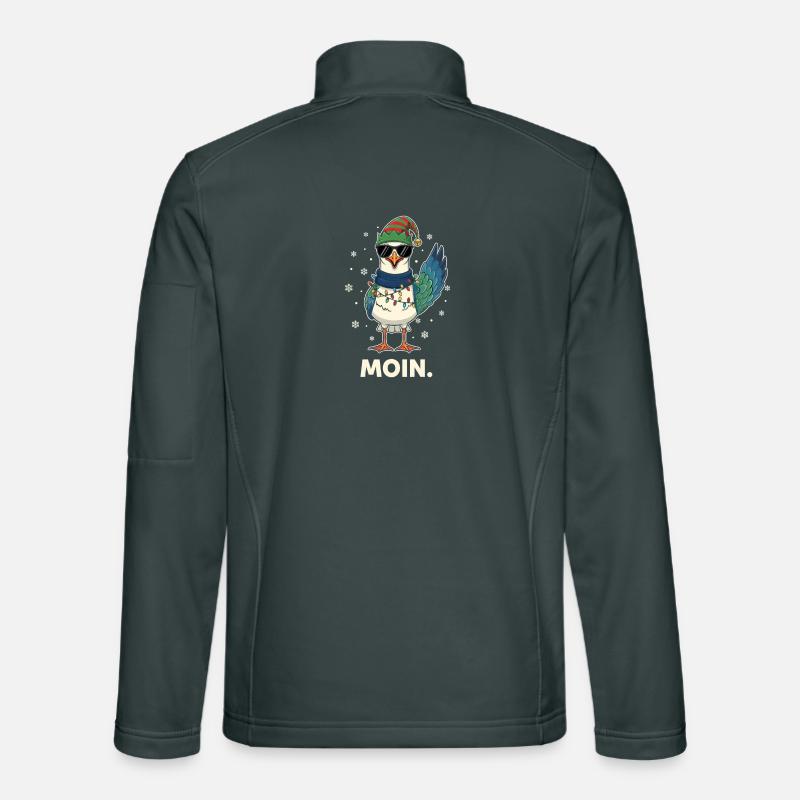 Seagull Père Noël Noël Fées Veste en tissu softshell Unisexe