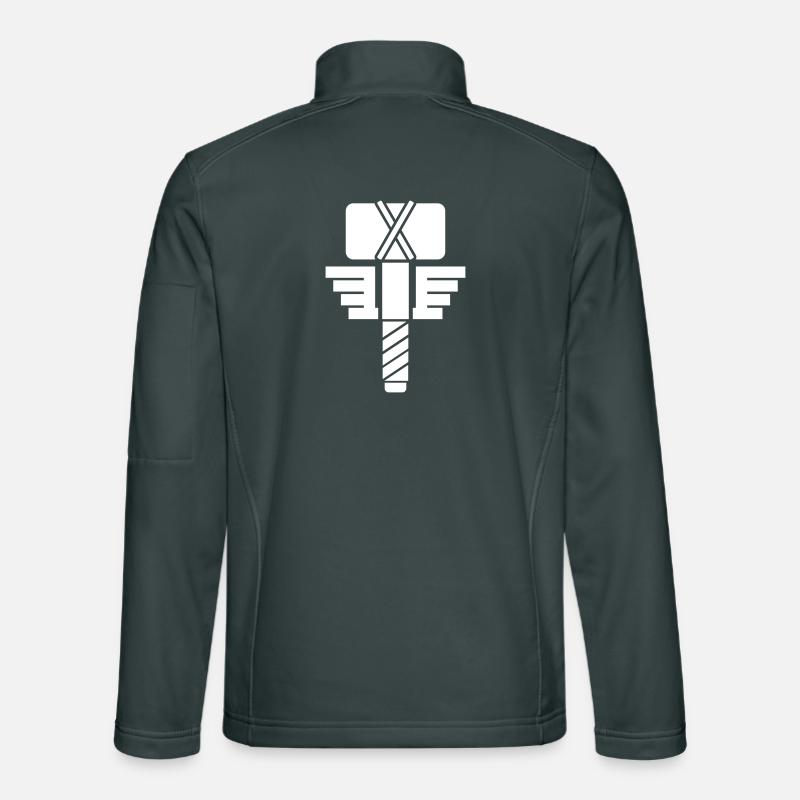 Thor Hammer – Wikinger Mjölnir Comic Superheld Unisex Softshelljacke