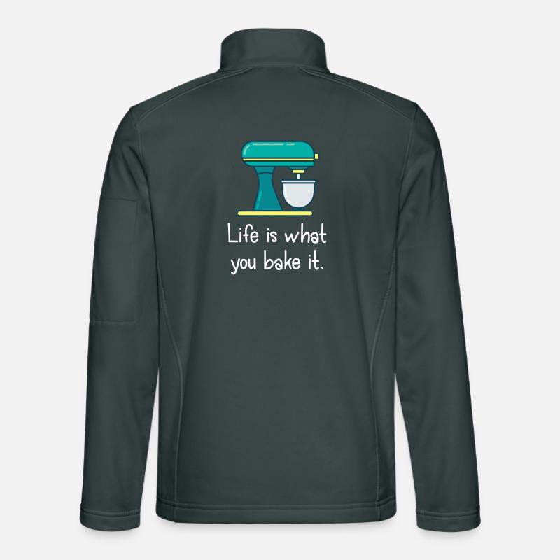La vie, c’est ce que tu fais Veste en tissu softshell Unisexe