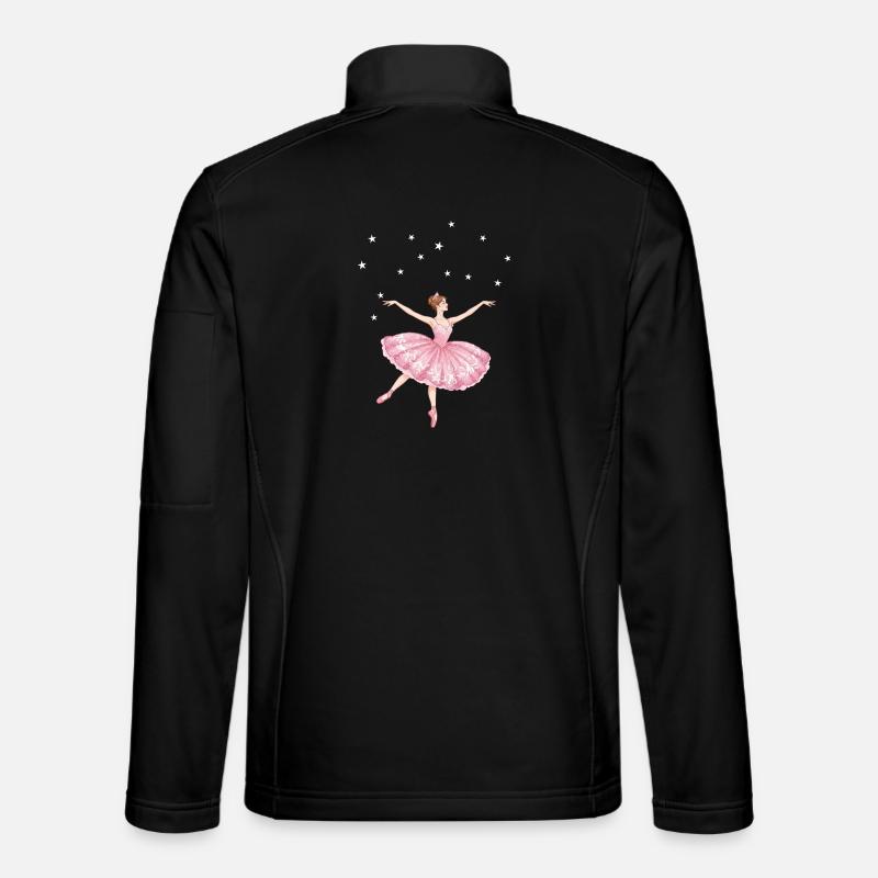 Princess Dancing Ballet - Unisex Softshell Jacket - black
