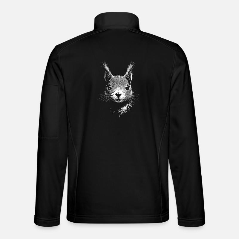 Eichhörnchen - Unisex Softshelljacke - Schwarz