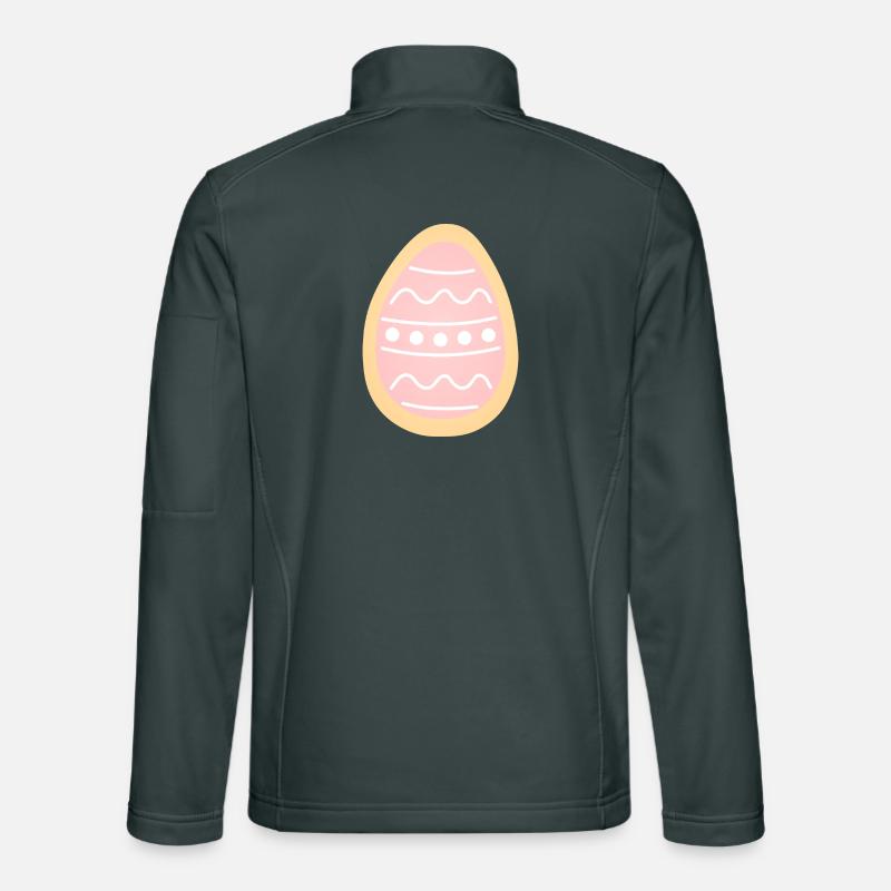 Pastel Easter Egg Cookie Unisex Softshell Jacket