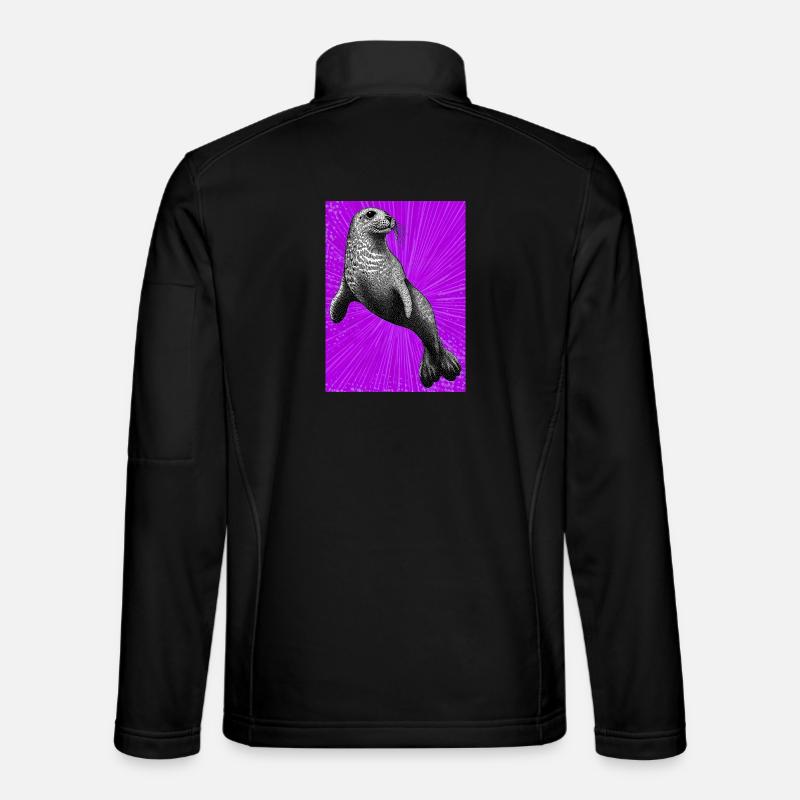 Siegel - Unisex Softshelljacke - Schwarz