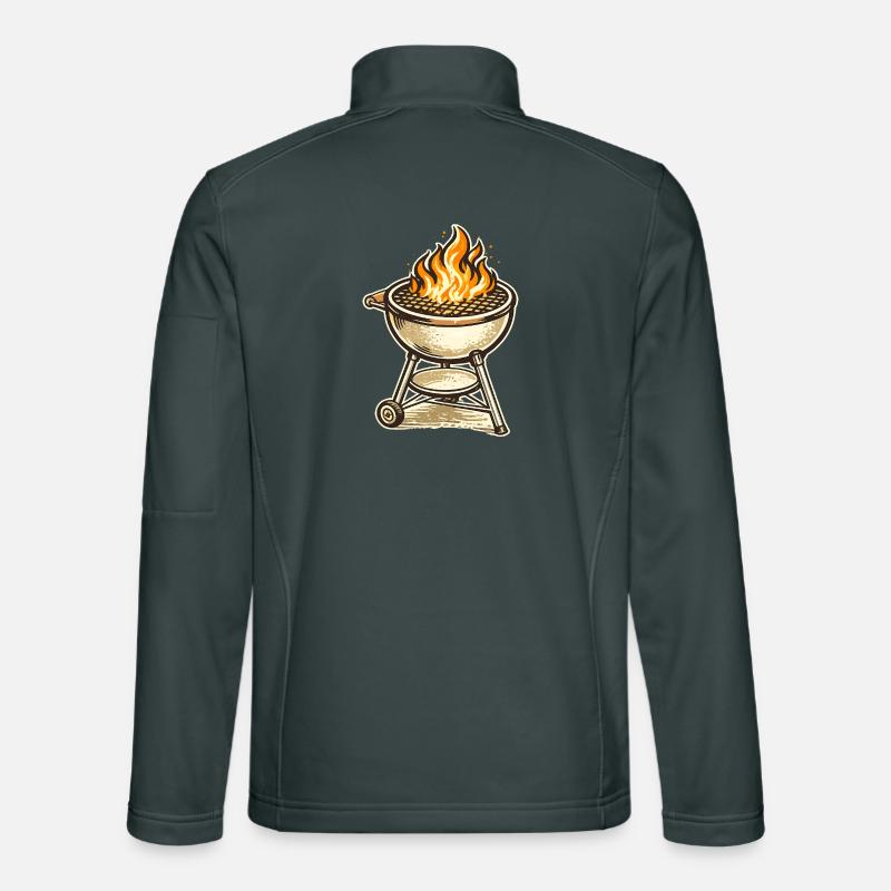 Grillen Unisex Softshelljacke