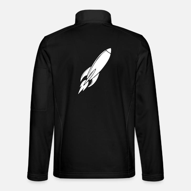 rocket - Unisex Softshell Jacket - black