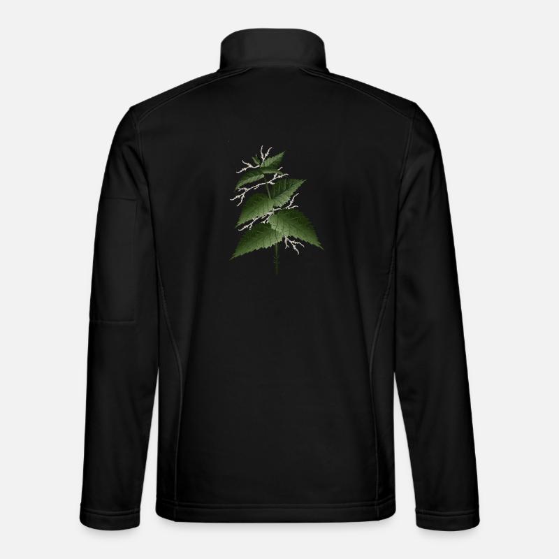 large nettle with large dark green leaves Unisex Softshell Jacket