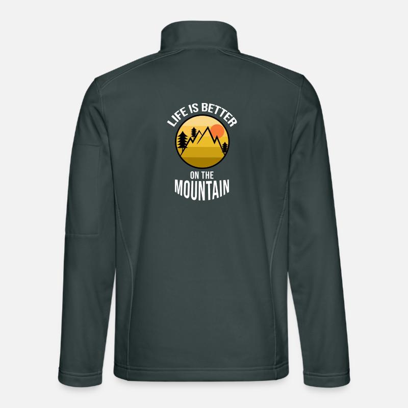 Randonnée Randonnée Déclaration des randonneurs via ferrata Veste en tissu softshell Unisexe