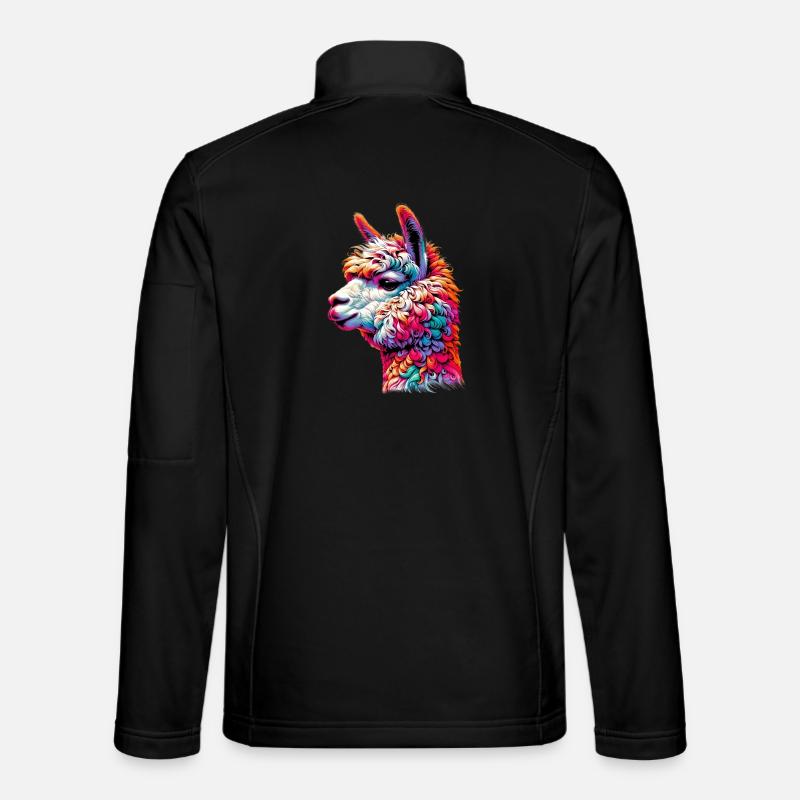 Alpaka - Unisex Softshelljacke - Schwarz