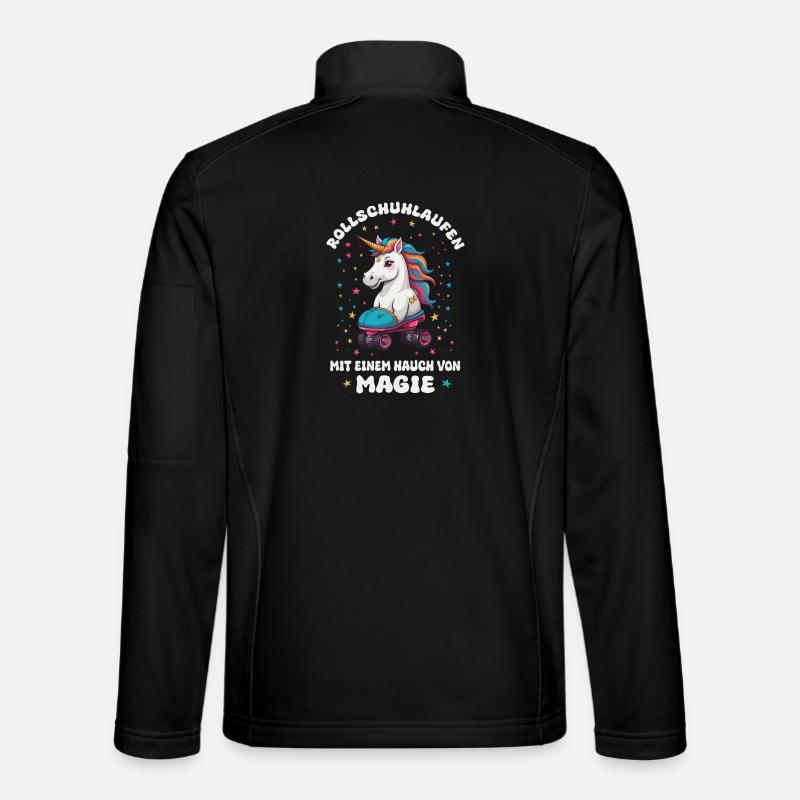 Licorne Roller Skating Veste en tissu softshell Unisexe