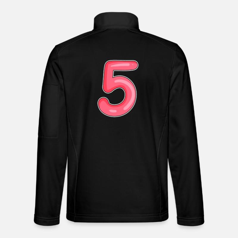 5 - Unisex Softshelljacke - Schwarz
