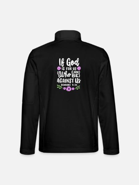 Christlicher Bibelvers Religiös - Unisex Softshelljacke - Schwarz
