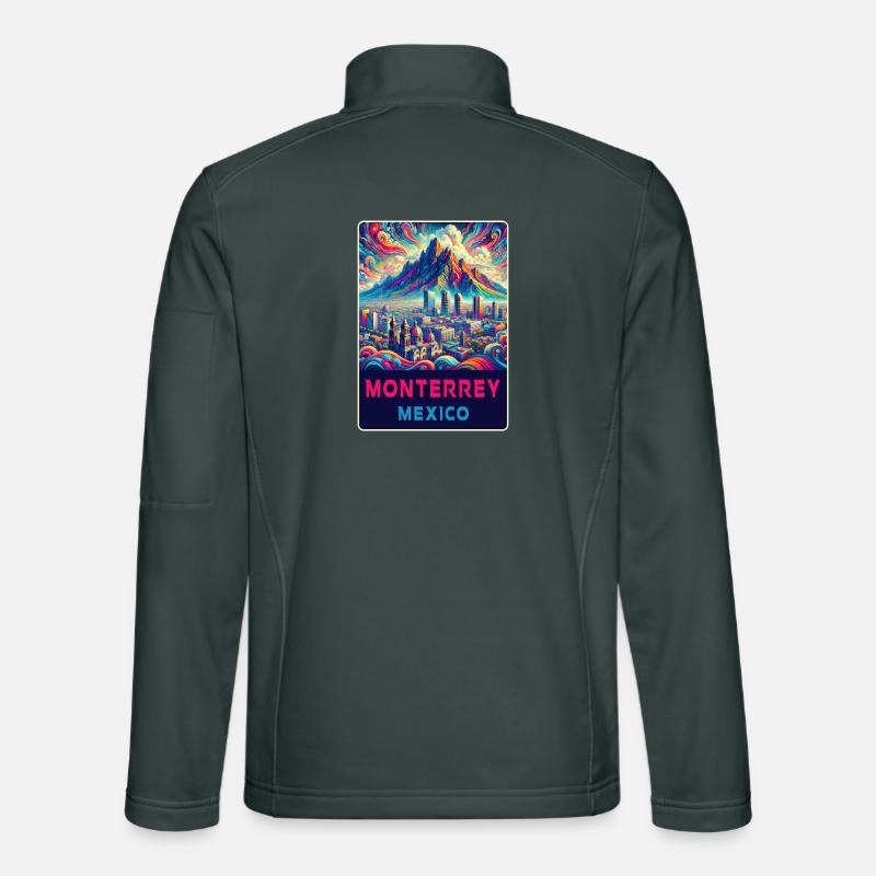 Design de Monterrey au Mexique Veste en tissu softshell Unisexe