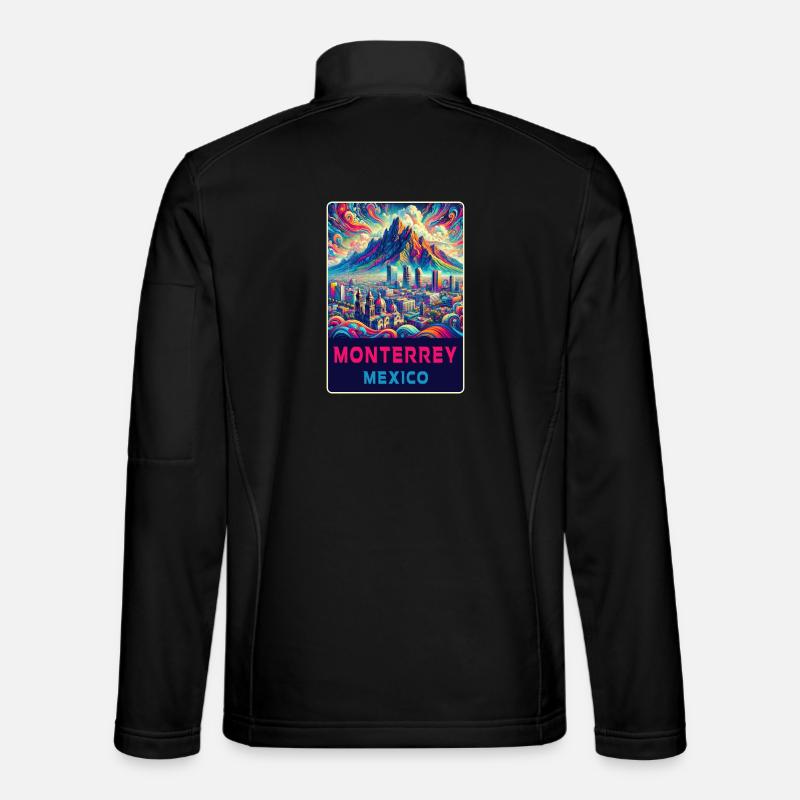 Design de Monterrey au Mexique Veste en tissu softshell Unisexe