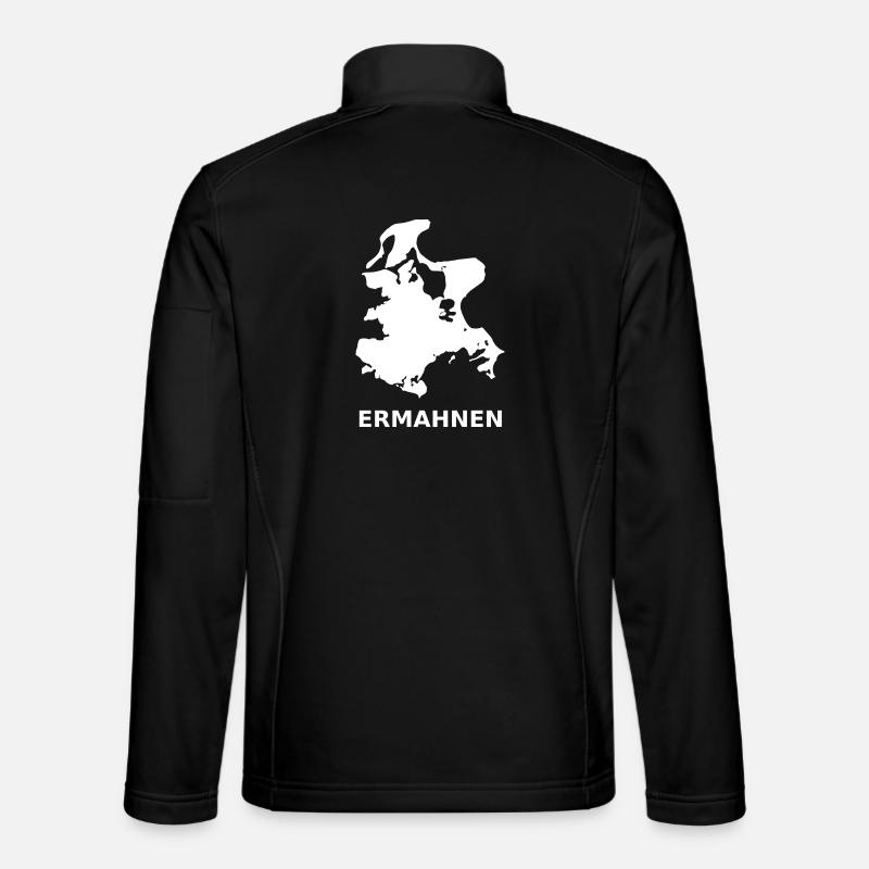 Rügen Weiß, so to speak - Unisex Softshell Jacket - black