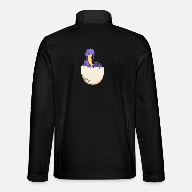 Shoebill - Unisex Softshelljacke - Schwarz