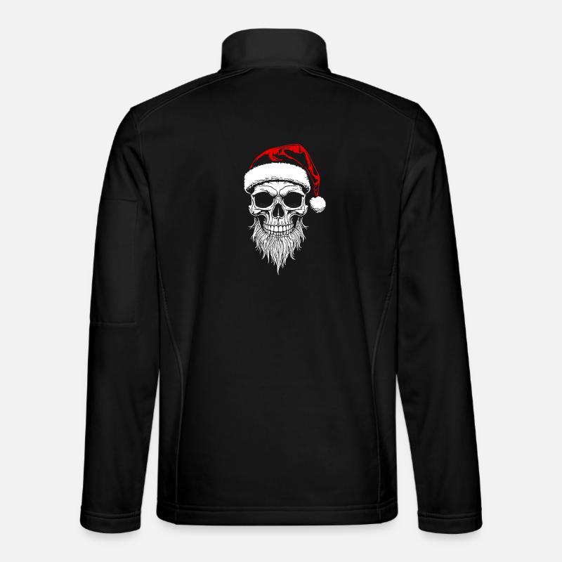 Skull Santa Noël - Skull - Veste en tissu softshell Unisexe - noir