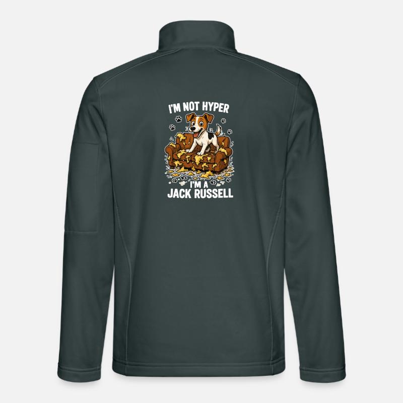 Jack Russell Terrier : Drôle d’Hyperactivité Drôle Veste en tissu softshell Unisexe