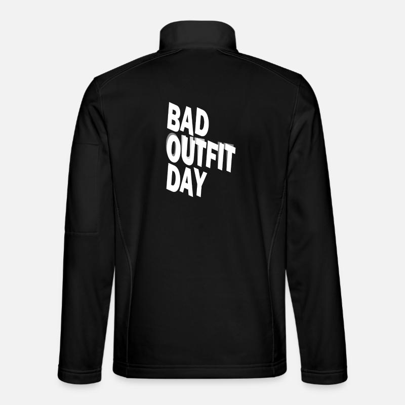 Bad Outfit Day  - Unisex Softshelljacke - Schwarz