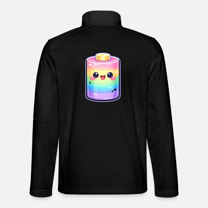 Kawaii Rainbow Bottle Magic Unisex Softshell Jacket