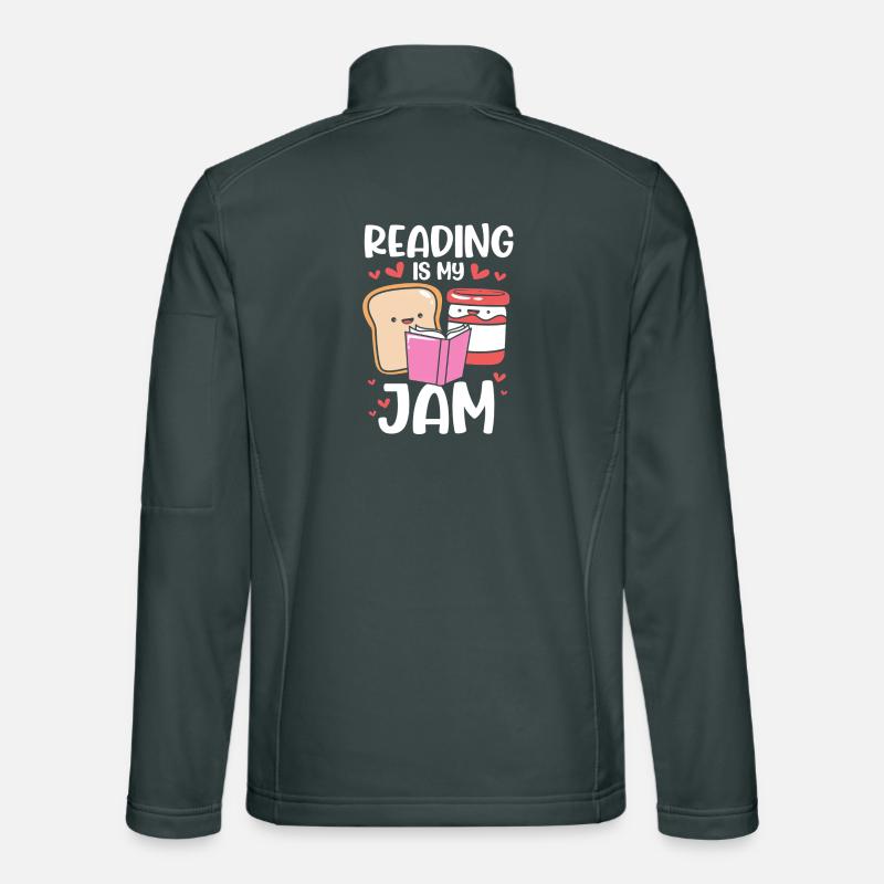 Library Book Bookworm Reading Bookworm Unisex Softshell Jacket