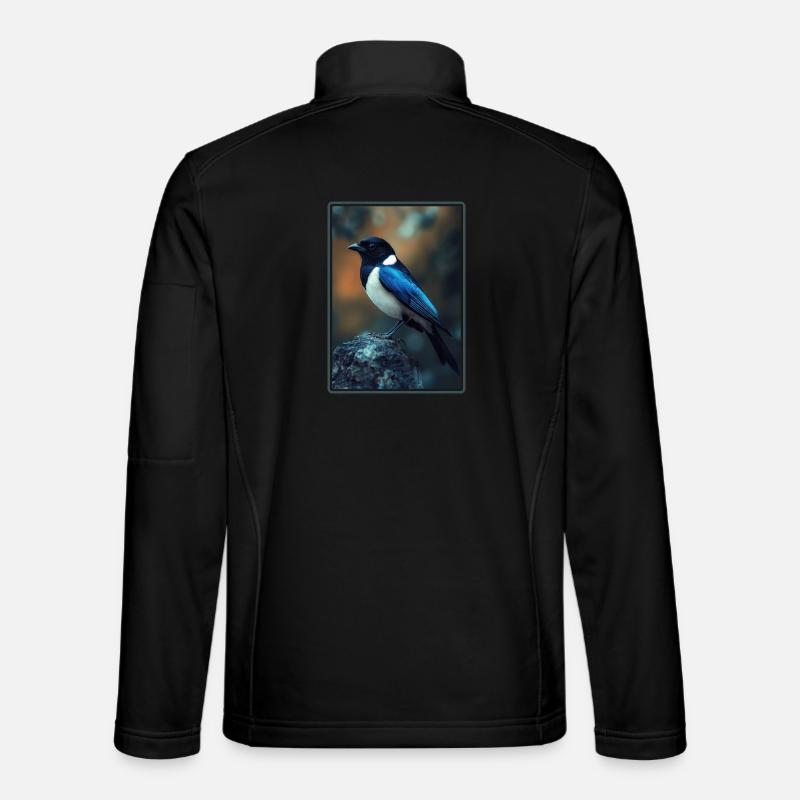Elstern Elster - Unisex Softshelljacke - Schwarz