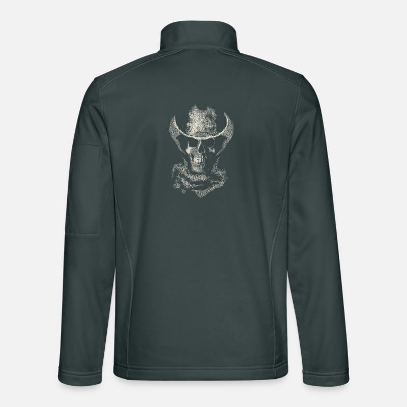 skull cowboy Veste en tissu softshell Unisexe