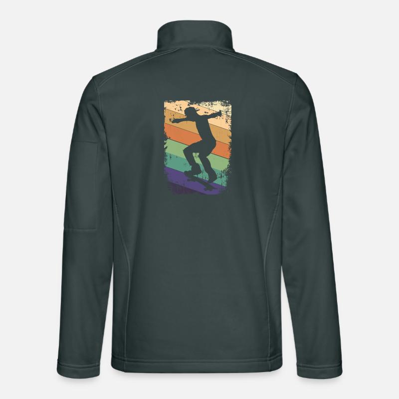 Skater Skateboard Veste en tissu softshell Unisexe