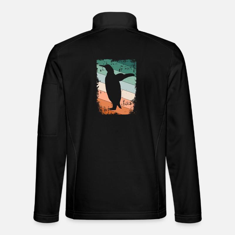 Pinguin Pinguine - Unisex Softshelljacke - Schwarz
