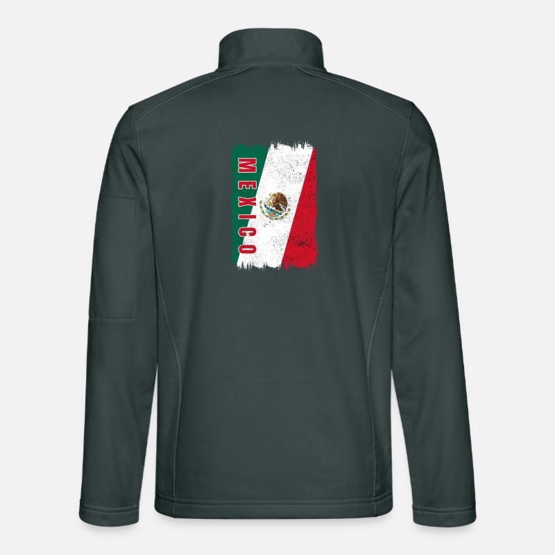 Mexico flag Unisex Softshell Jacket