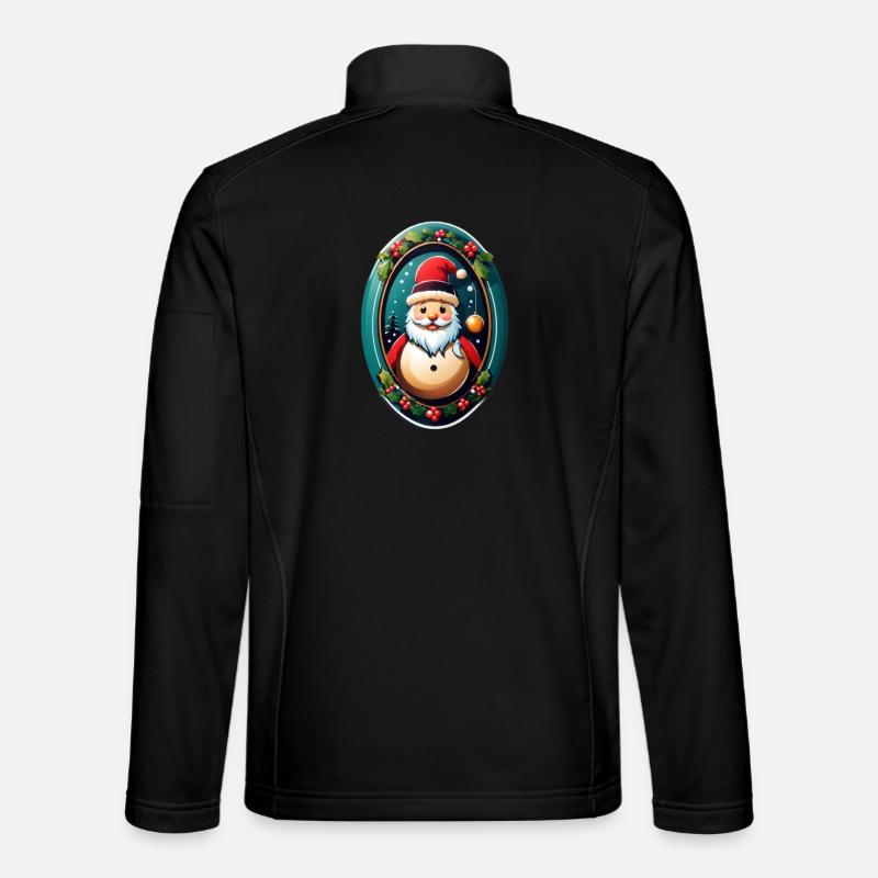 Santa Claus - Unisex Softshell Jacket - black