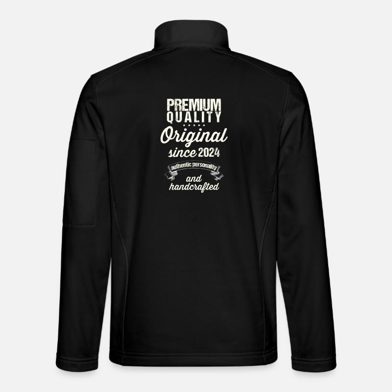 Année 2024 - Veste en tissu softshell Unisexe - noir