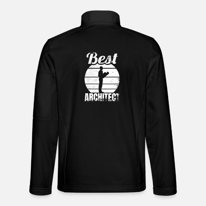 Bester Architekt - Unisex Softshelljacke - Schwarz