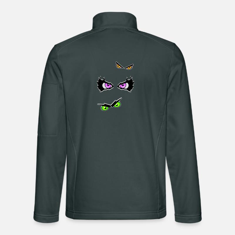 Halloween eyes evil Unisex Softshell Jacket