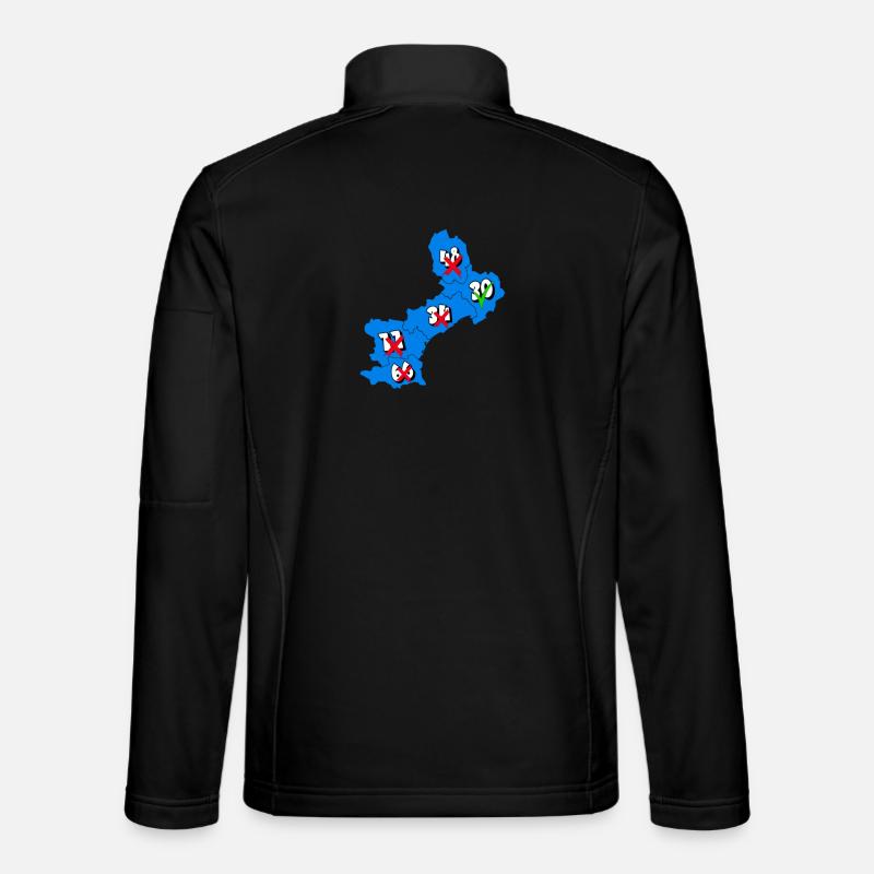 Languedoc Roussillon Region Unisex Softshelljacke