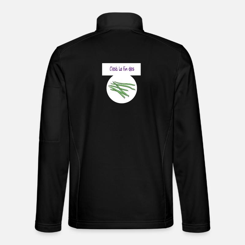 C'est la fin des haricots - Veste en tissu softshell Unisexe - noir