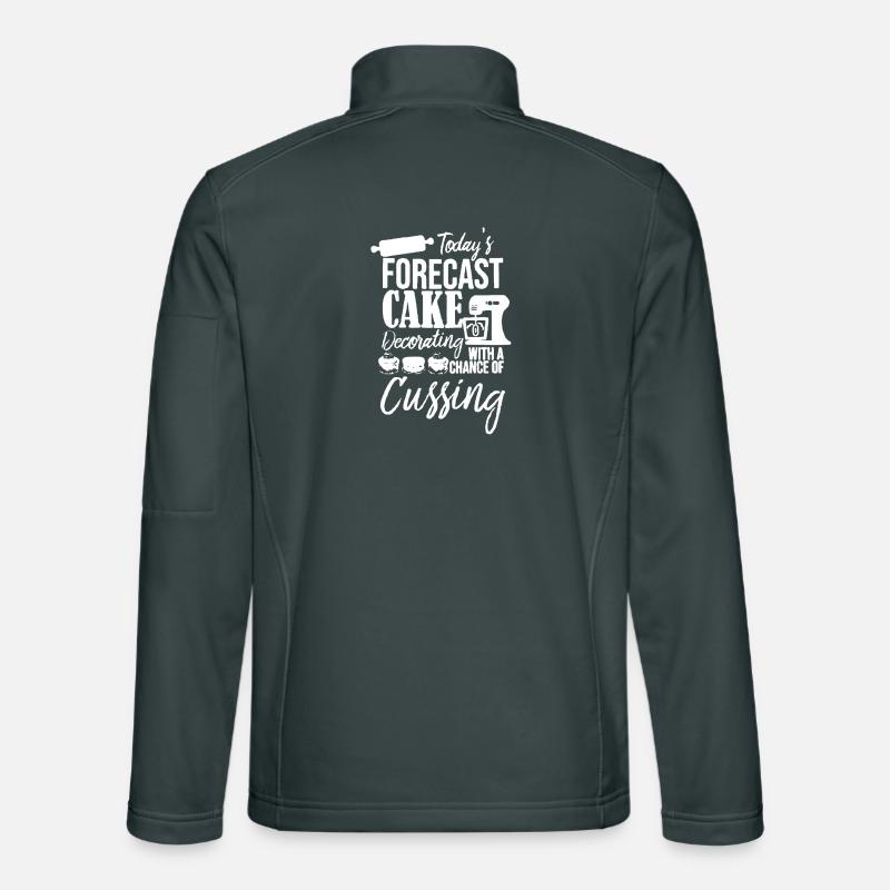 Today's Forecast Cake Decorating Unisex Softshell Jacket