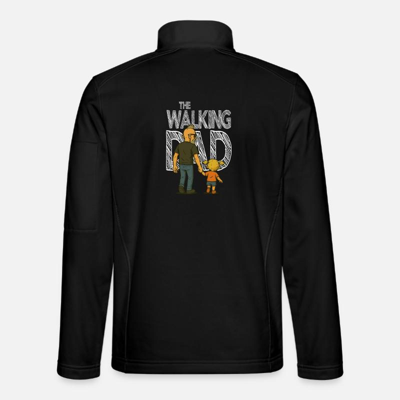 The Walking DAD - Unisex Softshelljacke - Schwarz