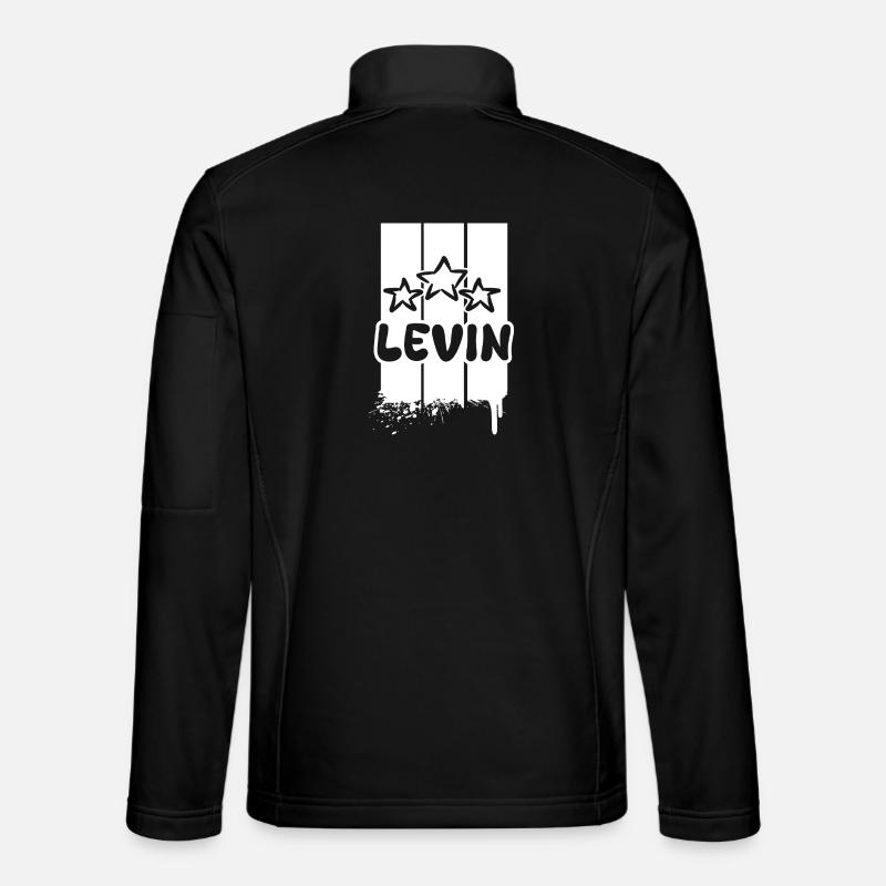 Levin Levin - Veste en tissu softshell Unisexe - noir