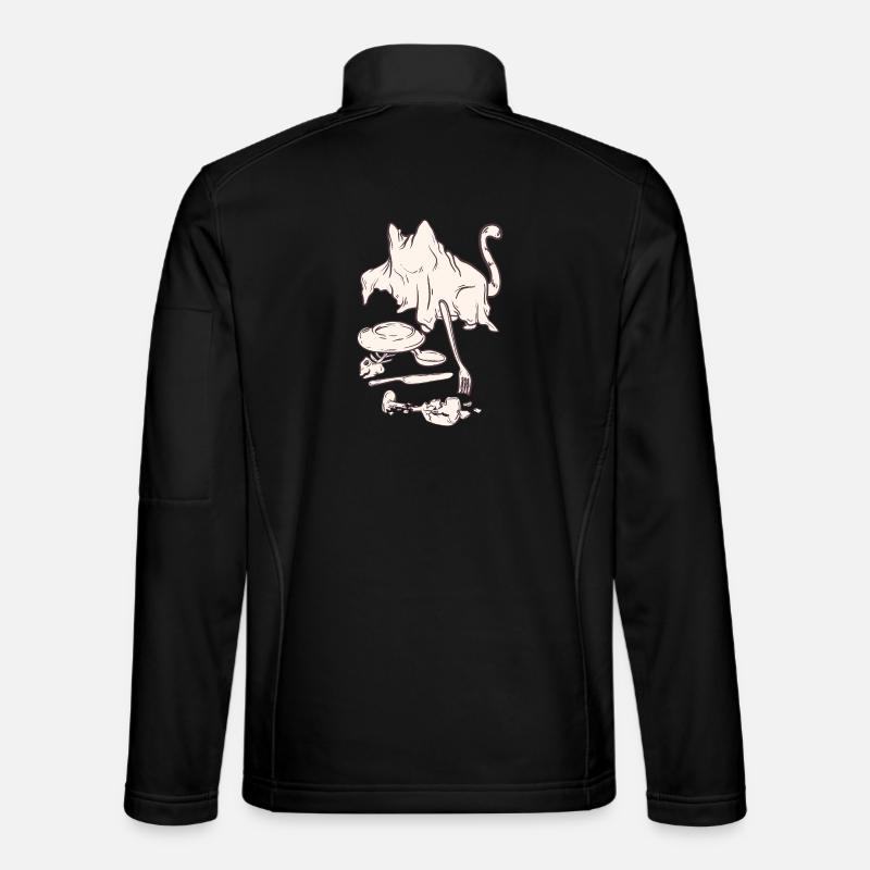 Tatort - Halloween Katze - Unisex Softshelljacke - Schwarz