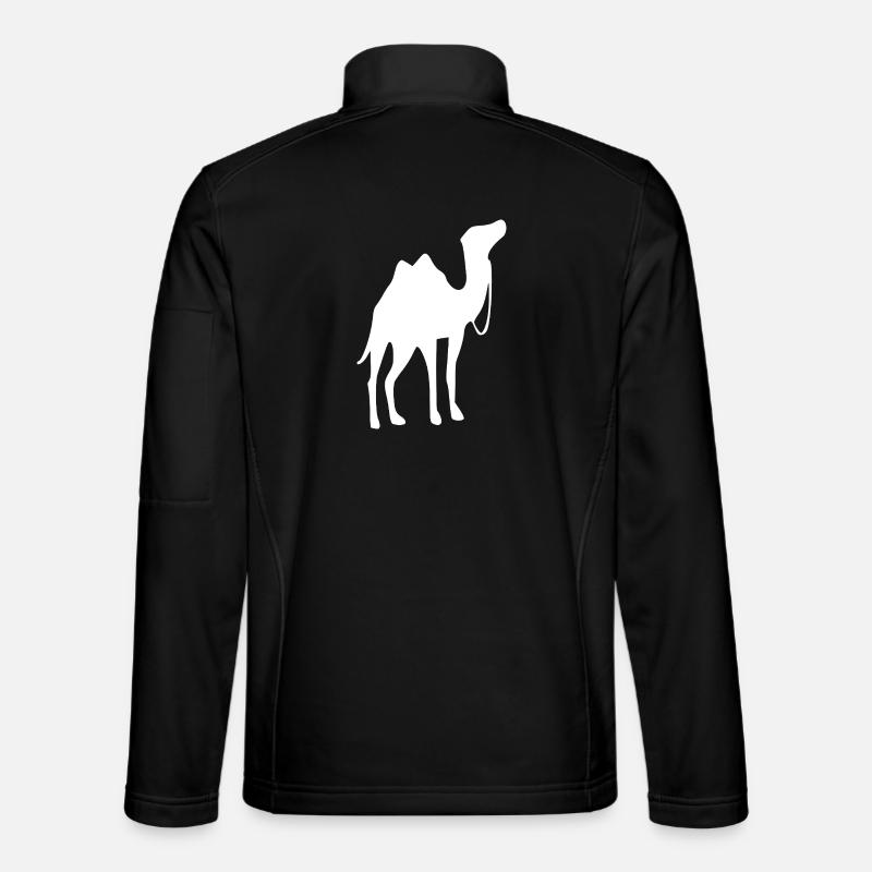 Camel T-shirt Gift - Unisex Softshell Jacket - black
