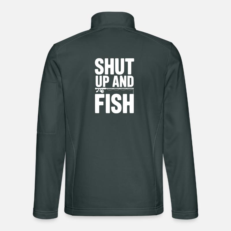 Shut Up and Fish Unisex Softshell Jacket