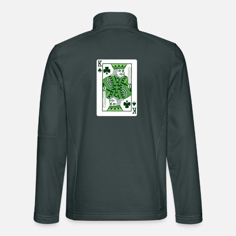 König von Shamrock St. Patrick's Irish Unisex Softshelljacke