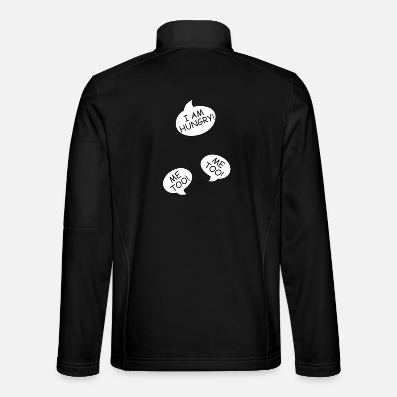Pregnancy Announce Triplets Mom Mom - Unisex Softshell Jacket - black