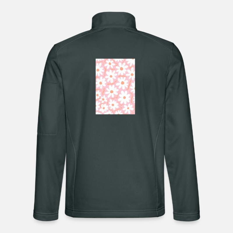 Pink Daisies Unisex Softshell Jacket