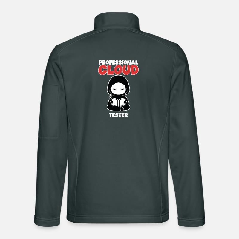 Humour Professional Cloud Tester Manga Veste en tissu softshell Unisexe