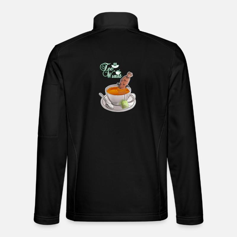 Saucisse au thé - Veste en tissu softshell Unisexe - noir