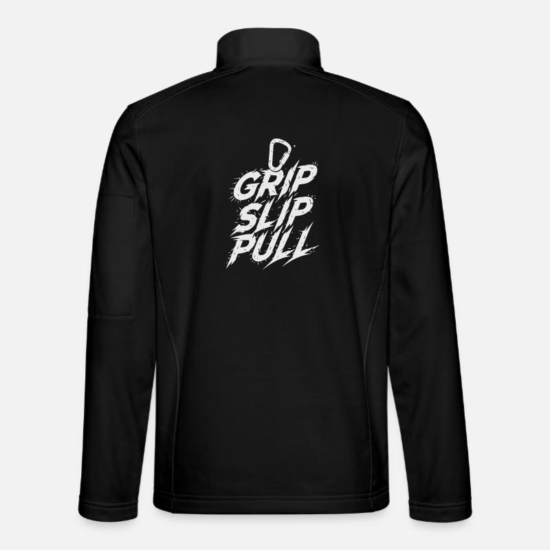Grip Slip Pull Éclats Urbains - Veste en tissu softshell Unisexe - noir