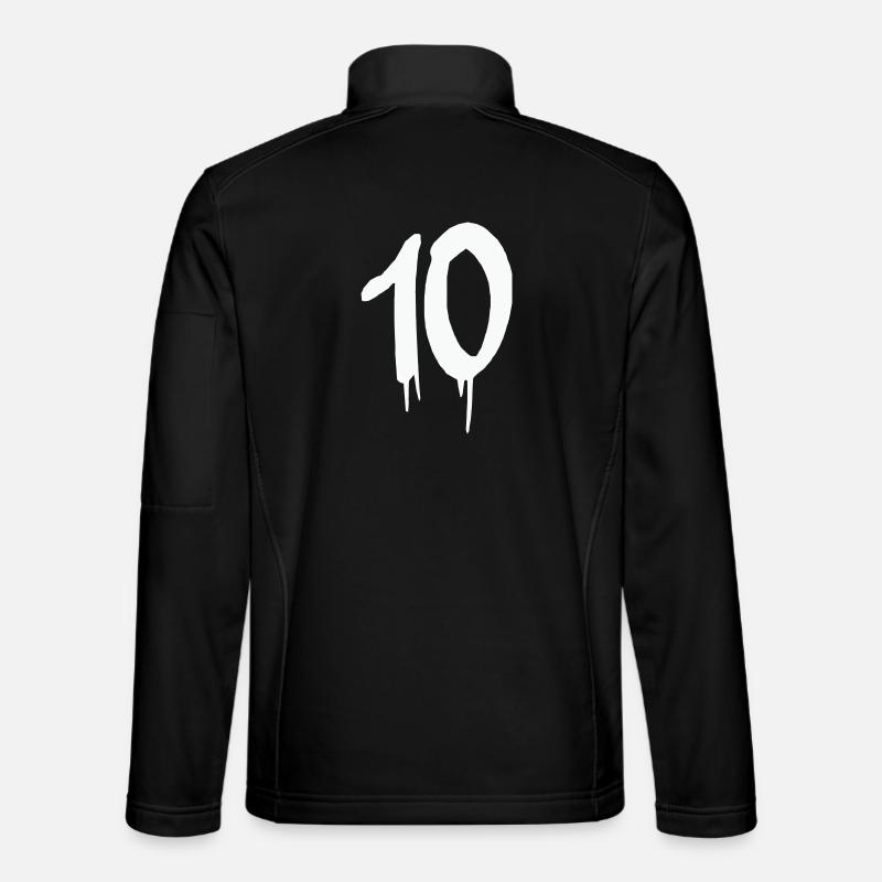 10- - Unisex Softshelljacke - Schwarz